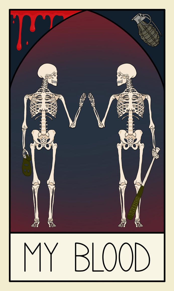 2021 - Twenty One Pilots playing cards - My Blood